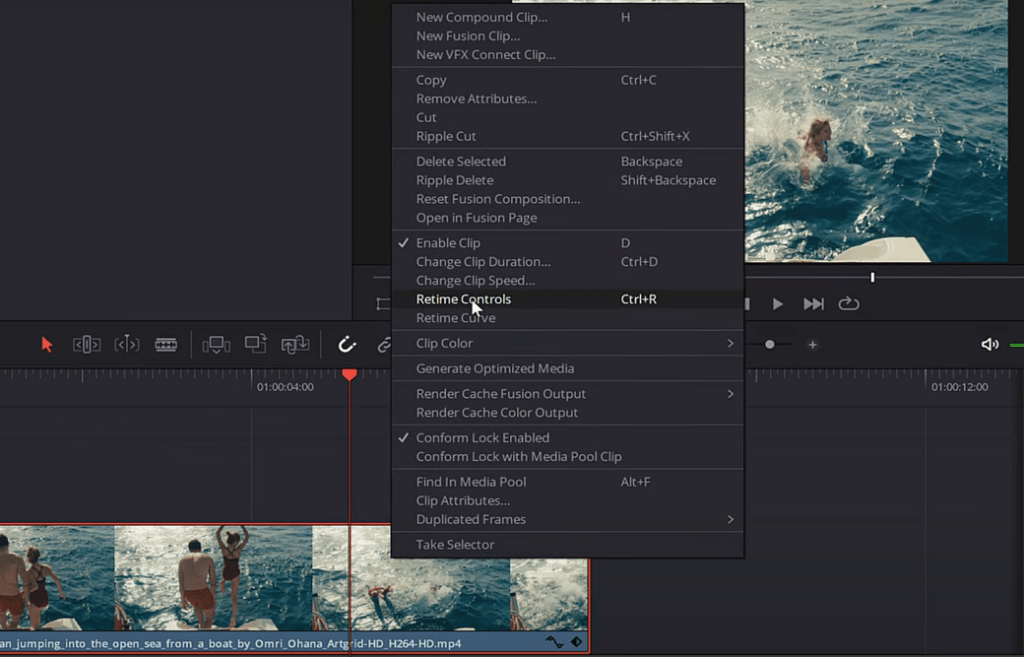 How to Add Smooth Reverse Effect in DaVinci Resolve 17