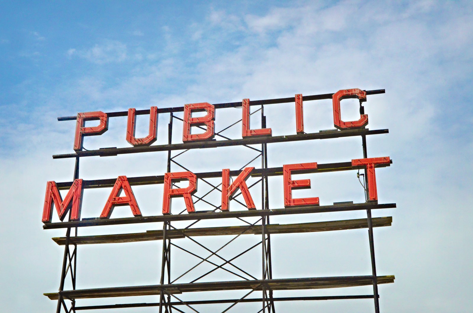 Public Market in Seattle, Washington.